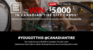 #YouGotThis with Canadian Tire