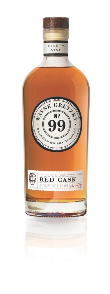 Wayne Gretzky No. 99 Red Cask Whisky available for sale in Ontario, Alberta and Manitoba. (CNW Group/Gretzky Estates Winery & Distillery)