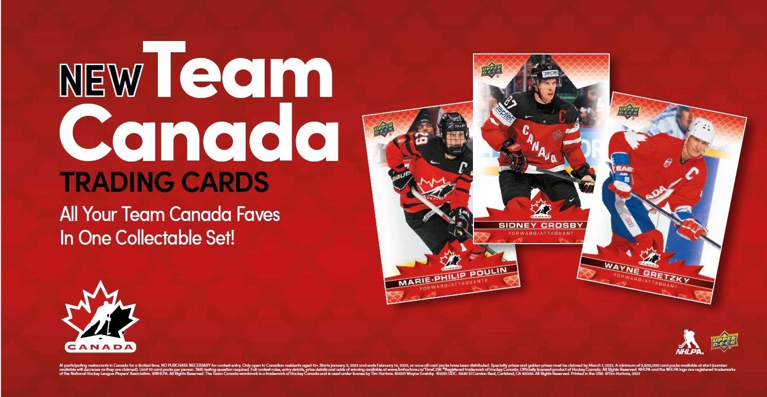 Tim Hortons trading cards collection features women's hockey stars